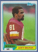 1981 Topps #194 Art Monk RC Washington Redskins