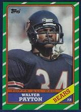 1986 Topps #11 Walter Payton Chicago Bears