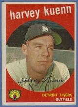1959 Topps #70 Harvey Kuenn Detroit Tigers