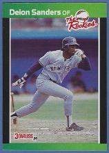 1989 Donruss The Rookies #6 Deion Sanders RC New York Yankees
