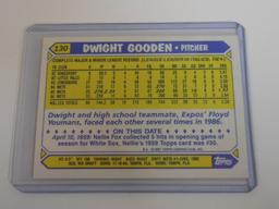 1987 TOPPS TIFFANY #130 DWIGHT DOC GOODEN TIFFANY