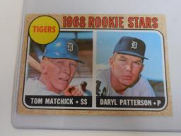 1968 TOPPS BASEBALL #113 TOM MATCHICK DARYL PATTERSON ROOKIE CARD