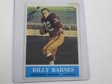 1964 PHILADELPHIA FOOTBALL #183 BILLY BARNES WASHINGTON REDSKINS