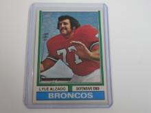 1974 TOPPS FOOTBALL #321 LYLE ALZADO DENVER BRONCOS