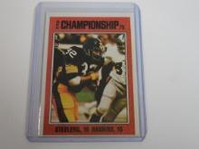 1976 TOPPS FOOTBALL #332 1975 AFC CHAMPIONSHIP GAME FRANCO HARRIS STEELERS