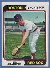 1974 Topps #61 Luis Aparicio Boston Red Sox