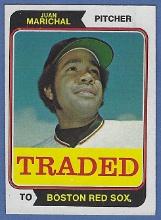 Sharp 1974 Topps Traded #330T Juan Marichal Boston Red Sox