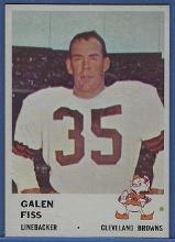 High Grade 1961 Fleer #17 Galen Fiss Cleveland Browns