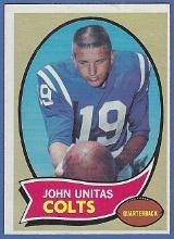 Sharp 1970 Topps #180 John Unitas Baltimore Colts