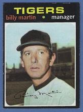 1971 Topps #208 Billy Martin Detroit Tigers