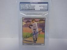 REPRINT CARD CHARLIE GERINGER SIGNED AUTO PSA COA