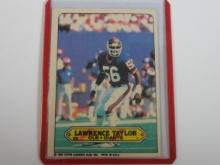 1983 TOPPS FOOTBALL STICKERS LAWRENCE TAYLOR