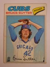1977 TOPPS BASEBALL #144 BRUCE SUTTER ROOKIE CARD CHICAGO CUBS