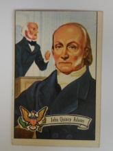 1956 TOPPS UNITED STATES PRESIDENTS #9 JOHN QUINCY ADAMS