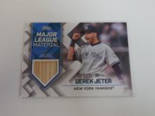 2022 TOPPS UPDATE DEREK JETER GAME USED BAT CARD NEW YORK YANKEES