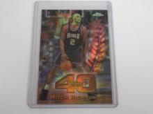 1997-98 TOPPS CHROME MITCH RICHMOND TOPPS 40TH ANNIVERSARY REFRACTOR