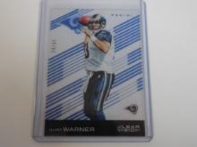 2015 PANINI CLEAR VISION KURT WARNER BLUE ACETATE #D 34/99 ST LOUIS RAMS