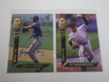 1990S BASEBALL SIGNATURE ROOKIES AUTOGRAPHED ROOKIE CARD LOT