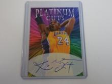 CUSTOM PLATINUM CUTS KOBE BRYANT FACSIMILE AUTOGRAPH CARD LOS ANGELES LAKERS