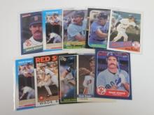 1980'S TOPPS FLEER DONRUSS WADE BOGGS BASEBALL CARD LOT BOSTON RED SOX