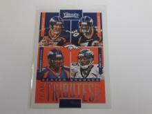 2016 PANINI CLASSICS TEAM TRIBUTES 1997 DENVER BRONCOS ELWAY DAVIS SHARPE SMITH