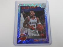 2019-20 PANINI HOOPS DAMIAN LILLARD RARE BLUE HOLO #D 16/49 TRAIL BLAZERS