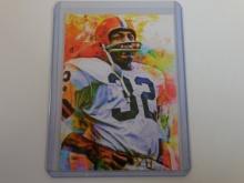 2022 TEAM BRINKZ JIM BROWN ART CARD TRUE 1/1 ONE OF ONE ONLY ONE MADE