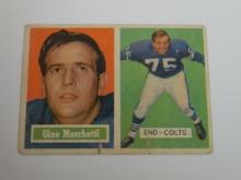 1957 TOPPS FOOTBALL #5 GINO MARCHETTI BALTIMORE COLTS