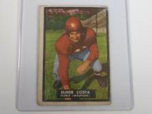1951 TOPPS MAGIC FOOTBALL #60 ELMER COSTA NC STATE ROOKIE CARD RC VINTAGE