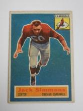 1956 TOPPS FOOTBALL #82 JACK SIMMONS CHICAGO CARDINALS