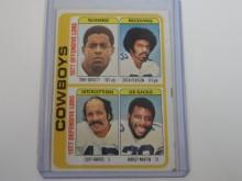 1978 TOPPS FOOTBALL DALLAS COWBOYS TEAM LEADERS TONY DORSETT ROOKIE CARD