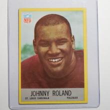 1967 PHILADELPHIA FOOTBALL #163 JOHNNY ROLAND ST LOUIS CARDINALS