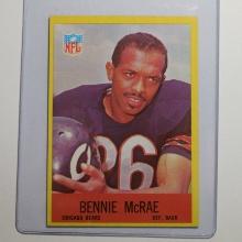 1967 PHILADELPHIA FOOTBALL #32 BENNIE MCRAE CHICAGO BEARS