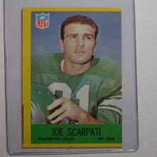 1967 PHILADELPHIA FOOTBALL #141 JOE SCARPATI PHILADELPHIA EAGLES