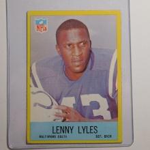 1967 PHILADELPHIA FOOTBALL #19 LENNY LYLES BALTIMORE COLTS