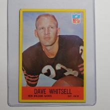 1967 PHILADELPHIA FOOTBALL #130 DAVE WHITSELL NEW ORLEANS SAINTS