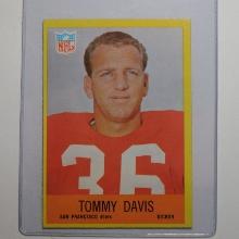 1967 PHILADELPHIA FOOTBALL #174 TOMMY DAVIS SAN FRANCISCO 49ERS