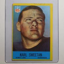 1967 PHILADELPHIA FOOTBALL #71 KARL SWEETAN DETROIT LIONS