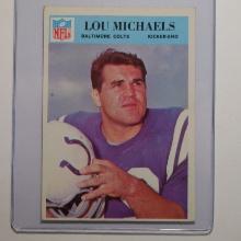 1966 PHILADELPHIA FOOTBALL #20 LOU MICHAELS BALTIMORE COLTS