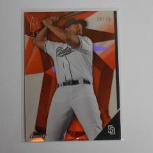 2015 TOPPS FINEST MATT KEMP ORANGE REFRACTOR #D 20/25 PADRES