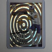 2019 PANINI UNPARALLELED ADAM THIELEN SPIRIT OF THE GAME HOLO #D 022/100 VIKINGS