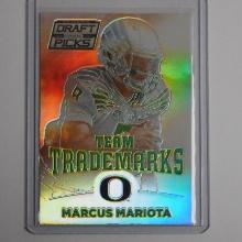 2015 PANINI PRIZM MARCUS MARIOTA TEAM TRADEMARKS PRIZM OREGON DUCKS