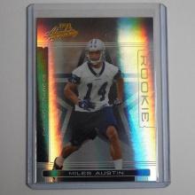 2006 PLAYOFF ABSOLUTE MILES AUSTIN HOLO ROOKIE CARD #D 098/999 DALLAS COWBOYS