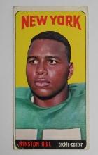 1965 TOPPS FOOTBALL TALL #116 WINSTON HILL ROOKIE CARD HALL OF FAMER RC JETS