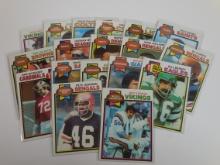 1979 TOPPS FOOTBALL CARD LOT 18 CARDS TOTAL