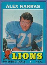 1971 Topps #41 Alex Karras Detroit Lions