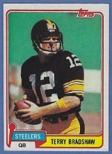 Nice 1981 Topps #375 Terry Bradshaw Pittsburgh Steelers