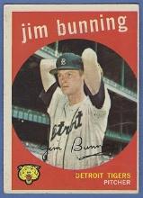 1959 Topps #149 Jim Bunning Detroit Tigers
