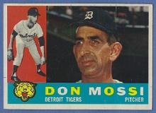 1960 Topps #418 Don Mossi Detroit Tigers