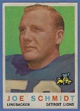 1959 Topps #6 Joe Schmidt Detroit Lions